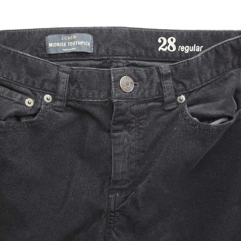 J.Crew midrise toothpick corduroy pants